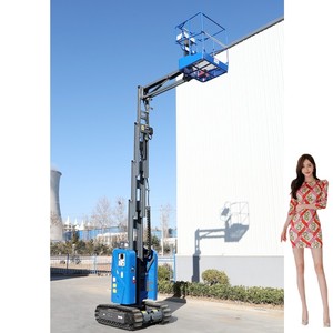 Échafaudage vertical en alliage d'aluminium pour les industries Plate-forme élévatrice télescopique à mât unique - Product Image 6