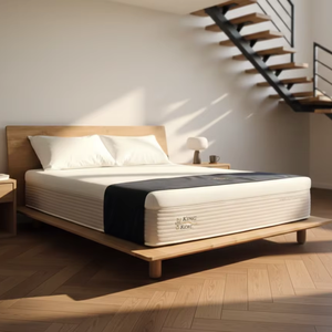 Base de Cama de Madera de Teca Tirol con Diseño Minimalista, Construcción de Madera Sólida Ecológica para una Comodidad Duradera - Product Image 4