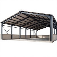 Bâtiment préfabriqué en structure métallique, hangar métallique, entrepôt, garage préfabriqué, atelier, construction en ossature acier