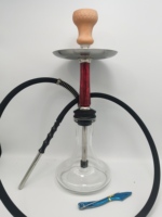 Offre Spéciale de luxe narguilé en verre Shisha personnalisé résine Chicha Shisha