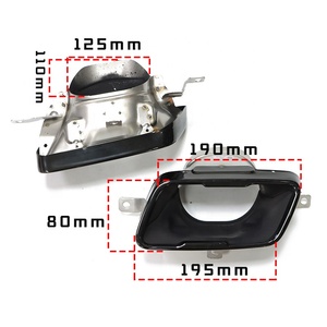 Sypes-boquilla de escape cuadrada para <span class=keywords><strong>BMW</strong></span>, punta de silenciador de tubo de escape negro M240 para <span class=keywords><strong>BMW</strong></span> <span class=keywords><strong>F44</strong></span>, <span class=keywords><strong>218i</strong></span>, 225i, M235i, Serie 2, años 2020 a 2022 - Product Image 6