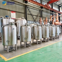 Cuves de Fermentation en Acier Inoxydable Personnalisées ZJ pour Distilleries – Équipement Professionnel de Fermentation pour la Production de Spiritueux