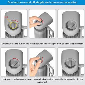 Prodigy SG025 porte rétractable de sécurité pour bébé clôture extensible pour enfants porte de sécurité personnalisée barrières pour animaux de compagnie - Product Image 6