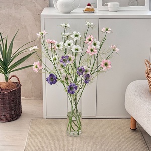 Flor Artificial de Seda de Diseño Moderno, Hierba de Semillas Negras, Rama Larga, Ecológica, Decoración para Ventanas del Hogar - Product Image 4