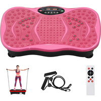 Plataforma Vibratoria para Adelgazar de Uso Doméstico, Máquina de Ejercicio con Vibración para Entrenamiento en Gimnasio