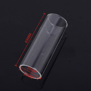 Deslizadores de Dedo para Guitarra de Cristal Transparente, Barra de Tono Pulida y Lisa para Accesorios de Guitarra Eléctrica y Acústica - Product Image 3