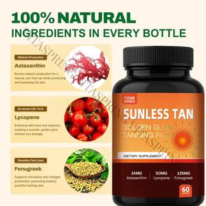 Capsules de <span class=keywords><strong>bronzage</strong></span> pour la peau de marque privée OEM Supplément autobronzant naturel Capsules <span class=keywords><strong>sans</strong></span> <span class=keywords><strong>soleil</strong></span> beauté éclat Fabricant avec logo personnalisé - Product Image 2