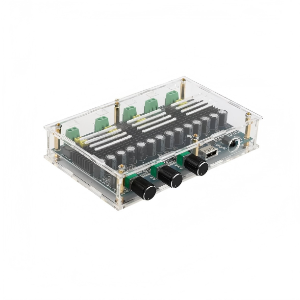TPA3116D2 Class D Blue Tooth 5.0 Amplifier Board 4 Channel 2x50W+2x100W Dual Subwoofer Audio Amp Module HiFi DIY