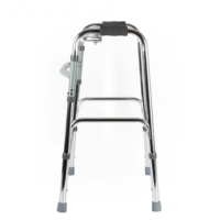 Aluminium walker lipat stabil dan rollator ringan dan tinggi dapat diatur harga lebih rendah kualitas tinggi