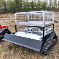 Mise à niveau entièrement automatique tondeuse à gazon pente jardin coupe-herbe robot zéro rc tondeuse à gazon nouveau robot tondeuse à gazon