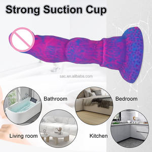SacKnove <span class=keywords><strong>Fancy</strong></span> Adultos Juguete sexual de alta calidad Flexible Curved Monster Thrusting Butt Anal Dildo Plug Anal Dildo para hombres y mujeres - Product Image 5