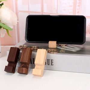Support de téléphone portable promotionnel portable en bois avec logo personnalisé - Product Image 6
