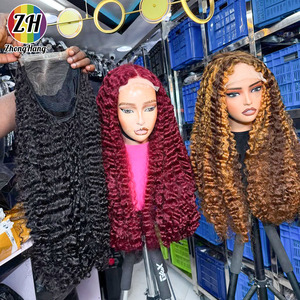 Nguyên liệu Ấn Độ burmese tóc giả xoăn, 30 inch Full HD ren phía trước Tóc Giả Nhà cung cấp bán buôn, 12A glueless Peru nguyên Trinh Nữ tóc giả tóc con người - Product Image 4