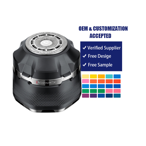 Afeitadora Eléctrica Rotativa Recargable Magnética de Una Sola Cabeza para Hombre, Recortadora de Vello Facial y Corporal, Impermeable IPX6, Tipo C, para Uso en Autocaravanas - Product Image 1