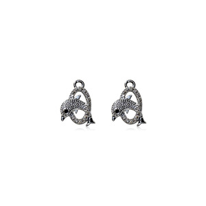 Juego de Dijes de Aleación para Joyería, Mariposa, Planeta, Corazón, Cola de Pez, Corona, Luna, Suministros para Manualidades, Dijes Chapados en Aleación de Zinc para Pulseras - Product Image 5