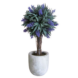 Gran oferta, decoración de jardín para el hogar, Bola de lavanda Artificial, planta Topiary, Bola de hierba, Flores, simulación de tacto Real, bonsái, árboles - Product Image 1