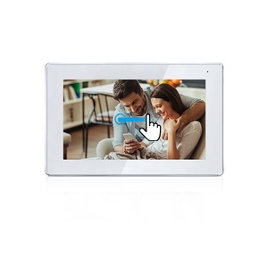 Bcomtech Easy-to-Connect Apartment Video <strong>Intercom</strong> <strong>System</strong> Flush Mount Doorbell Monitor For Outdoor Use Video Doorphone - Product Image 2