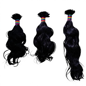 Extensiones de Cabello Indio Virgen Remy de Punta Plana, 100g, con Textura Natural y Sensación Suave y Cómoda - Product Image 3