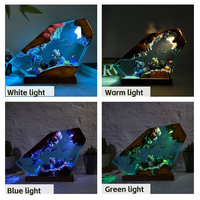 Lampe en résine tortue baleine pour la décoration intérieure Design moderne unique Veilleuse Alimentation électrique Plongée créative Caractéristique humaine Cadeau