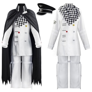Costume de cosplay Anime <span class=keywords><strong>Danganronpa</strong></span> V3 Shuichi Saihara Kokichi Ouma, uniforme scolaire, perruque, chapeau, tenue, costume d'Halloween - Product Image 5