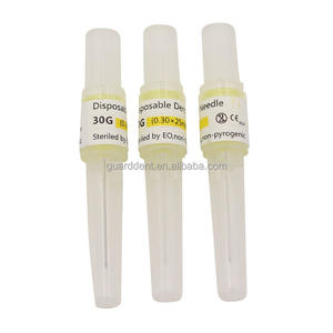 Etichetta medica monouso 27/<span class=keywords><strong>30G</strong></span> di dimensioni corte/lunghe personalizzano ago per anestesia dentale - Product Image 4
