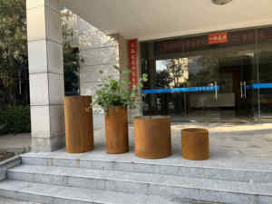 <span class=keywords><strong>Maceta</strong></span> de Acero Inoxidable 201 para Interiores y Exteriores, para Jardín, Patio, Decoración de Hoteles - Product Image 2