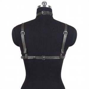 บอดี้สูทแบบหนึ่งชิ้นหนัง PU สำหรับผู้หญิงชุดรัดแบบปรับได้ชุดกระชับสัดส่วนเซ็กซี่แบบกลวงสำหรับผู้ใหญ่เซ็กซ์ทอย - Product Image 5