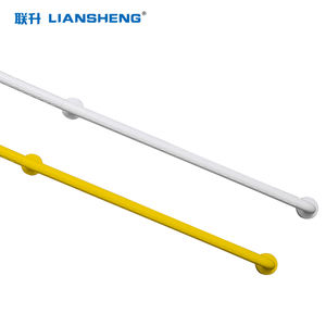 Main courante murale ronde en acier inoxydable et nylon pour <span class=keywords><strong>escalier</strong></span>, barre de maintien pour couloir - Product Image 2