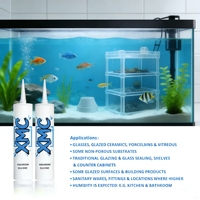 Colle adhésive pour aquarium XMC399, colle transparente blanche de haute qualité, résistante à la moisissure, silicone d'étanchéité