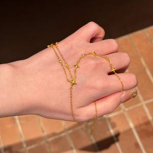 Collar de Plata de Ley S925 con Diseño de Estrella y Rueda, Pequeño, con Acabado Cepillado, Cadenas de Moda de Alta Gama para Mujer, Estilo Urbano - Product Image 5