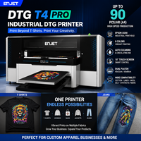 Imprimante DTG industrielle I3200 à double tête avec nettoyage automatique des têtes, encre pigmentée textile, machine d'impression sur t-shirts