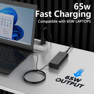 Adaptateur USB C 65W pour <span class=keywords><strong>Lenovo</strong></span> ThinkPad X1 Tablet <span class=keywords><strong>Yoga</strong></span> 720 720-13IKB 720-13 730 730-13IKB 910 910-13IKB 370 T480 - Product Image 2