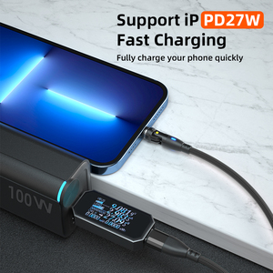 Nuevo <span class=keywords><strong>Cable</strong></span> de Datos <span class=keywords><strong>USB</strong></span> Magnético Tipo C PD60W 6 en 1 con <span class=keywords><strong>Adaptador</strong></span> <span class=keywords><strong>USB</strong></span> de 3 Cabezas para Teléfonos Móviles - Product Image 3