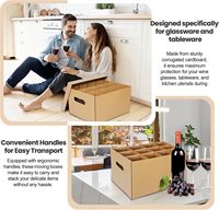 Boîtes d'expédition en carton ondulé personnalisables avec logo SIHENY, boîtes de rangement en carton pour pots Mason, pots en verre, etc.