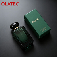 Fabricante de Botellas de Vidrio Recargables de Lujo para Perfume en Aerosol, 30ml/50/100, Diseño de Molde Personalizable, Empaque Premium