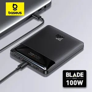 <span class=keywords><strong>Baseus</strong></span> Cargador Portátil de <span class=keywords><strong>Batería</strong></span> <span class=keywords><strong>Externa</strong></span>, <span class=keywords><strong>Batería</strong></span> <span class=keywords><strong>Externa</strong></span> de Carga Rápida, 100 mAh, Tipo C, PD, 20000 W, Cable de 100W - Product Image 2