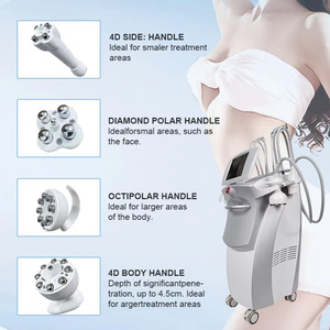 เครื่องสลายไขมันแบบ4-in-1จากสเตนเลสสตีลแรงดันลบภายในลูกกลิ้งระบายน้ำเหลือง4D - Product Image 2