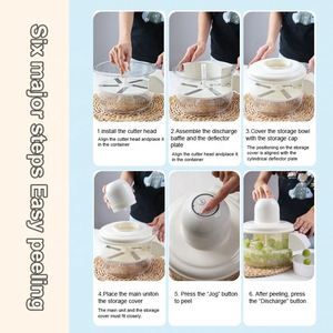 NOUVEAU Appareil de cuisine automatique multifonction pour fruits et légumes, éplucheur d'ail et de raisins pour la maison - Product Image 5