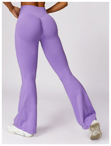 低価格良質女性用スクワットプルーフヨガパンツジムとピラティス用フレキシブルデザイン - Product Image 6