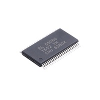 Controlador LCD BL55080 IC 280, Unidades de Pantalla Segmentadas, Interfaz I2C, TSSOP48 LQFP