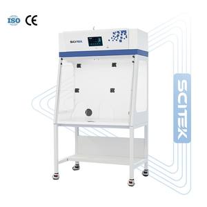 Cabina SCITEK con panel de control LCD táctil, velocidad del aire de 0.38-0.58m/s, monitoreo en tiempo real de los filtros, diseño personalizado para laboratorio. - Product Image 2