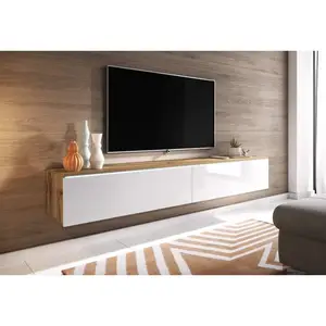 Modern Design Professional Living Room Furniture Table Top TV Stand Tempered Glass OEM Time Packing Pcs Package Feature Material