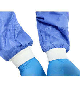 Sms vestidos cirúrgicos reforçados esterilizados, vestido de isolação, oem, não-tecido, descartável, roupas cirúrgicas à prova d' água, nível aami 3 - Product Image 4