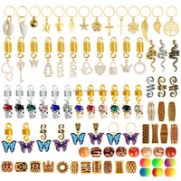 Vente en Gros Décorations Capillaires Imitation Bois Perles pour Tresses Rasta et Nattes Manchette Accessoires Anneaux Cheveux pour Bijoux de Locs