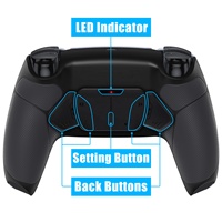 Kit de remappage EXtremeRate Rise4 avec poignée caoutchoutée pour manette PS5 BDM 010 & BDM 020