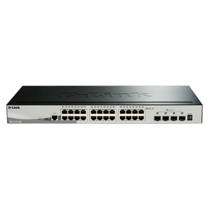 Commutateur réseau intelligent empilable Gigabit de couche 2+ D-Link DGS-1510-28X - Product Image 1