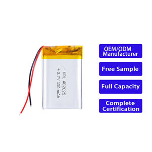 <span class=keywords><strong>3</strong></span>.7V 150mAh Pouch LiPo-batterij 402025 Polymeer Lithium Ion KC-gecertificeerd voor Bluetooth-speaker - Product Image 1