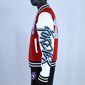 Manteaux pour hommes Combinaison de course <span class=keywords><strong>Ferrari</strong></span> Team Riding Suit Loose Casual Motorcycle Coton Vêtements Brodés Vestes pour hommes - Product Image 5