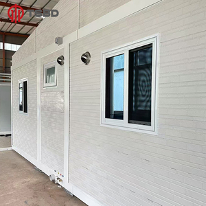 Maison préfabriquée modulaire de luxe prête à l'emploi de 20 à 40 pieds, maison en conteneur pliable en acier avec salles de bain - Product Image 3