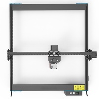 Graveur CNC CO2 de bureau mini haute qualité 40x40cm pour le bois/MDF/la pierre/le caoutchouc/le contreplaqué, compatible papier AI/DST
